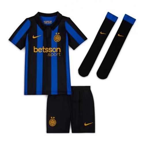 Inter Milan Lautaro Martinez #10 Replika Hemmatröja Barn 2026-27 Kortärmad (+ Korta byxor)